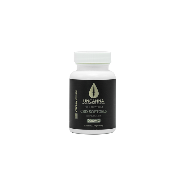 2000mg Full Spectrum CBD Softgels